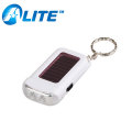 Mini PVC Plastic Personalized LED Keychain Solar Torch